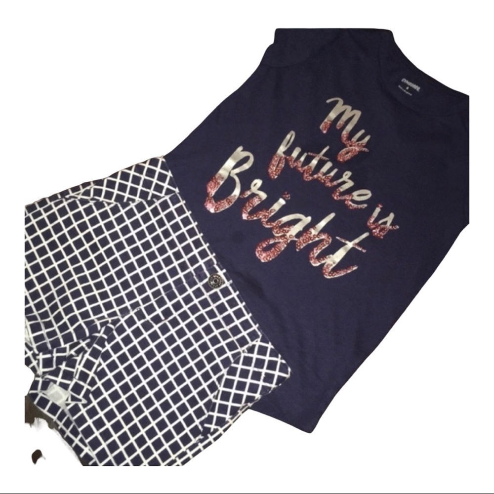 Gymboree blue my future is bright girls set size 6…